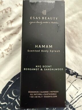 Hamam Scented Body Splash - Bergamot & Sandalwood (Black)